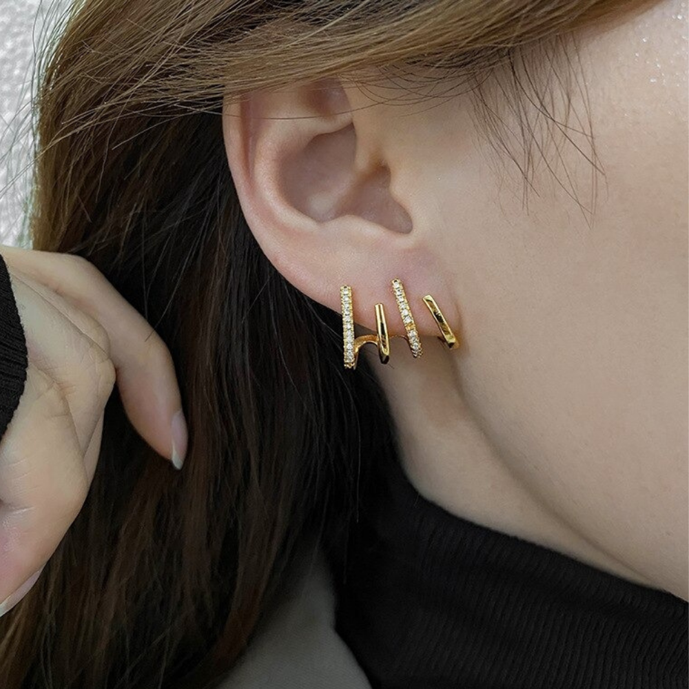 Elegante Gouden Oorbellen | 20% korting