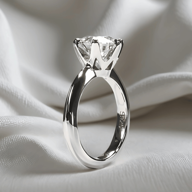 Luna Mia | Zilveren Ring met Diamant