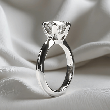 Luna Mia | Zilveren Ring met Diamant