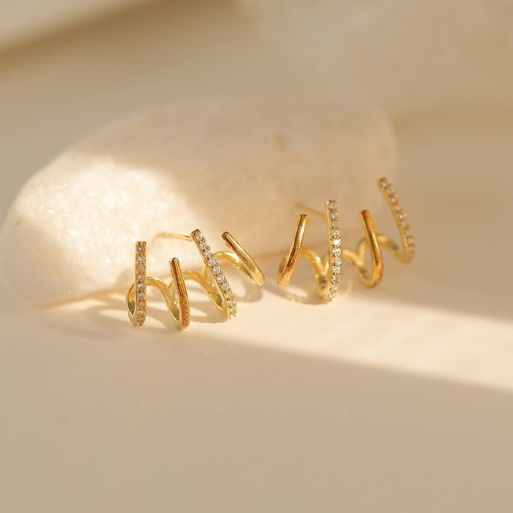 Elegante Gouden Oorbellen | 20% korting