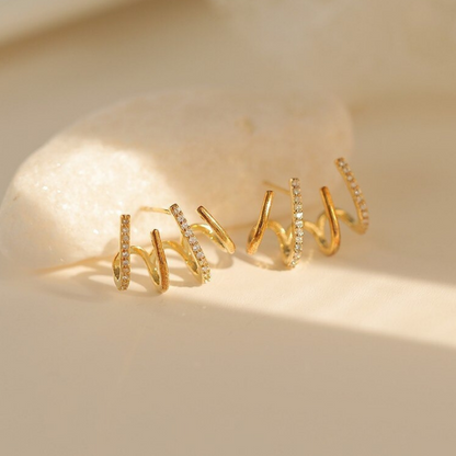 Elegante Gouden Oorbellen | 20% korting