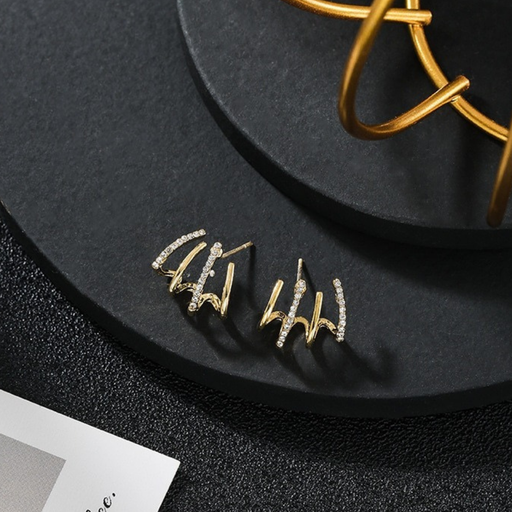 Elegante Gouden Oorbellen | 20% korting
