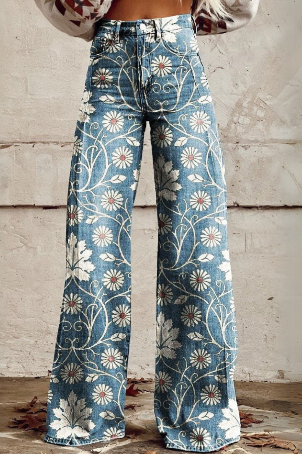 Bloemetjes broek