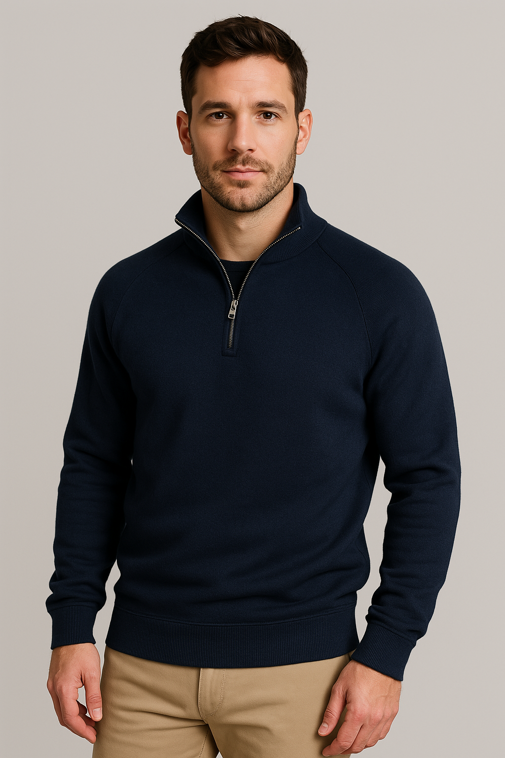 Trui met rits | 30% korting