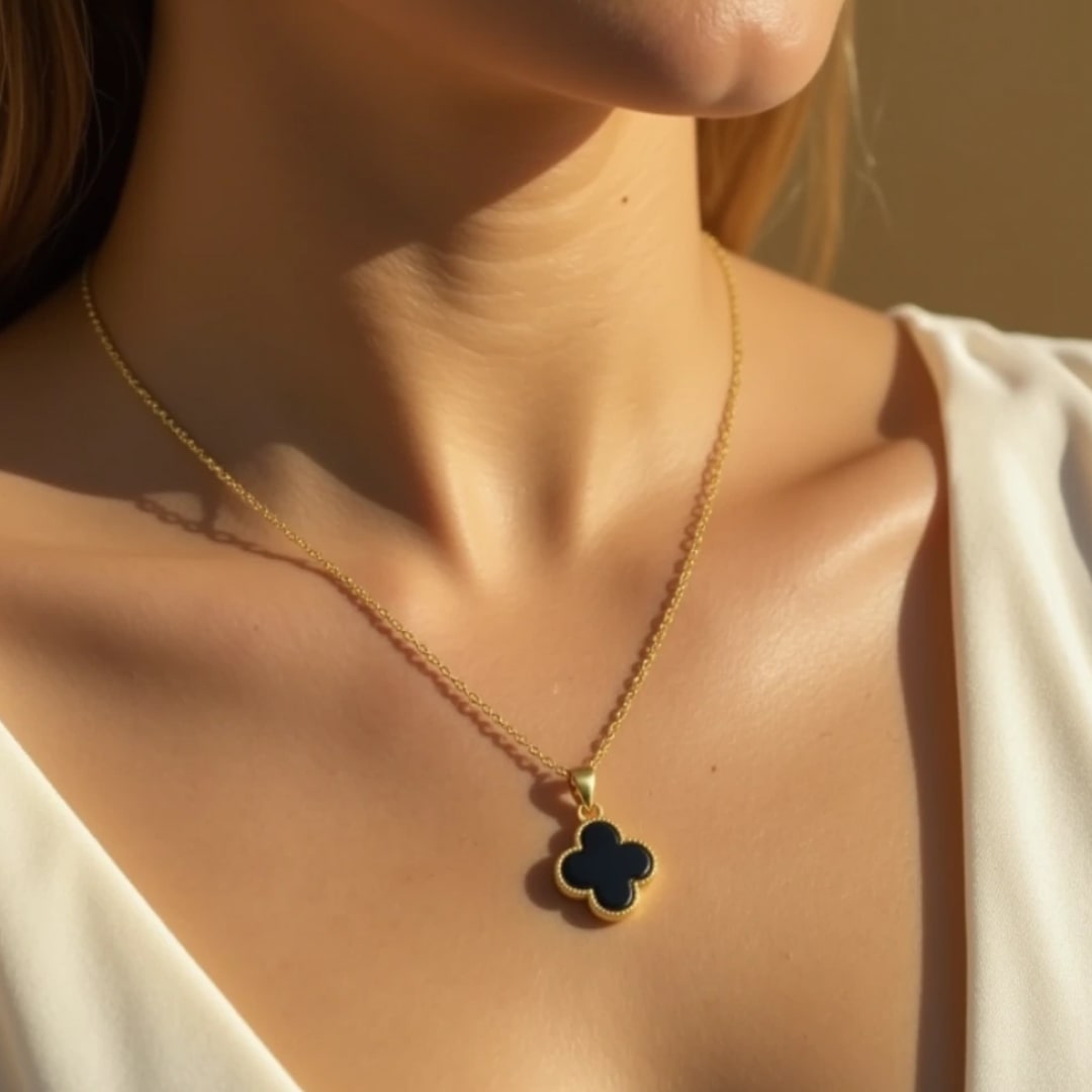 GeluksKlaver Ketting | Voordeel