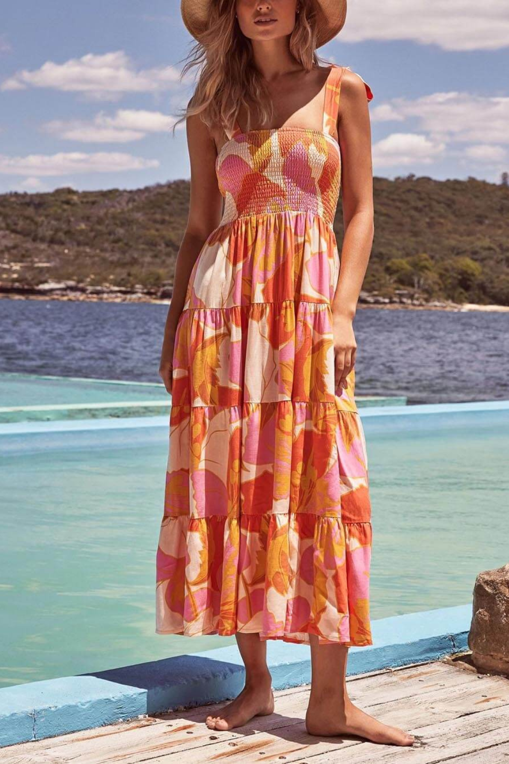 BreezeLuxe | Mouwloze Cami-Jurk | 20% korting