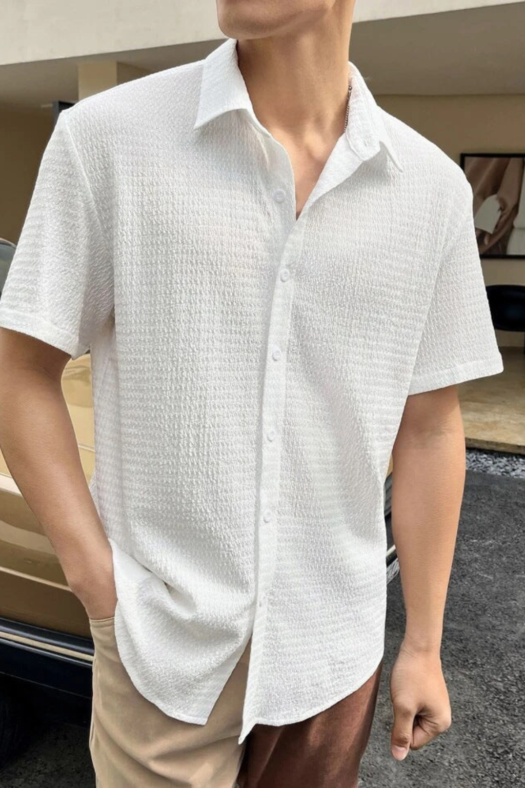 Casual Heren Blouse | Stapelkorting