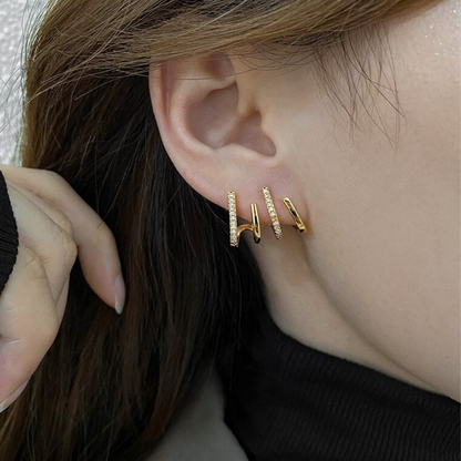 Elegante Gouden Oorbellen | 20% korting