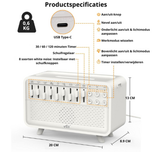 RelaxAir | Geluid & Geur Diffuser | 40% korting