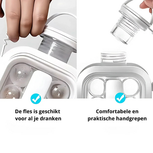 Fles voor ijsblokjes | 25% korting