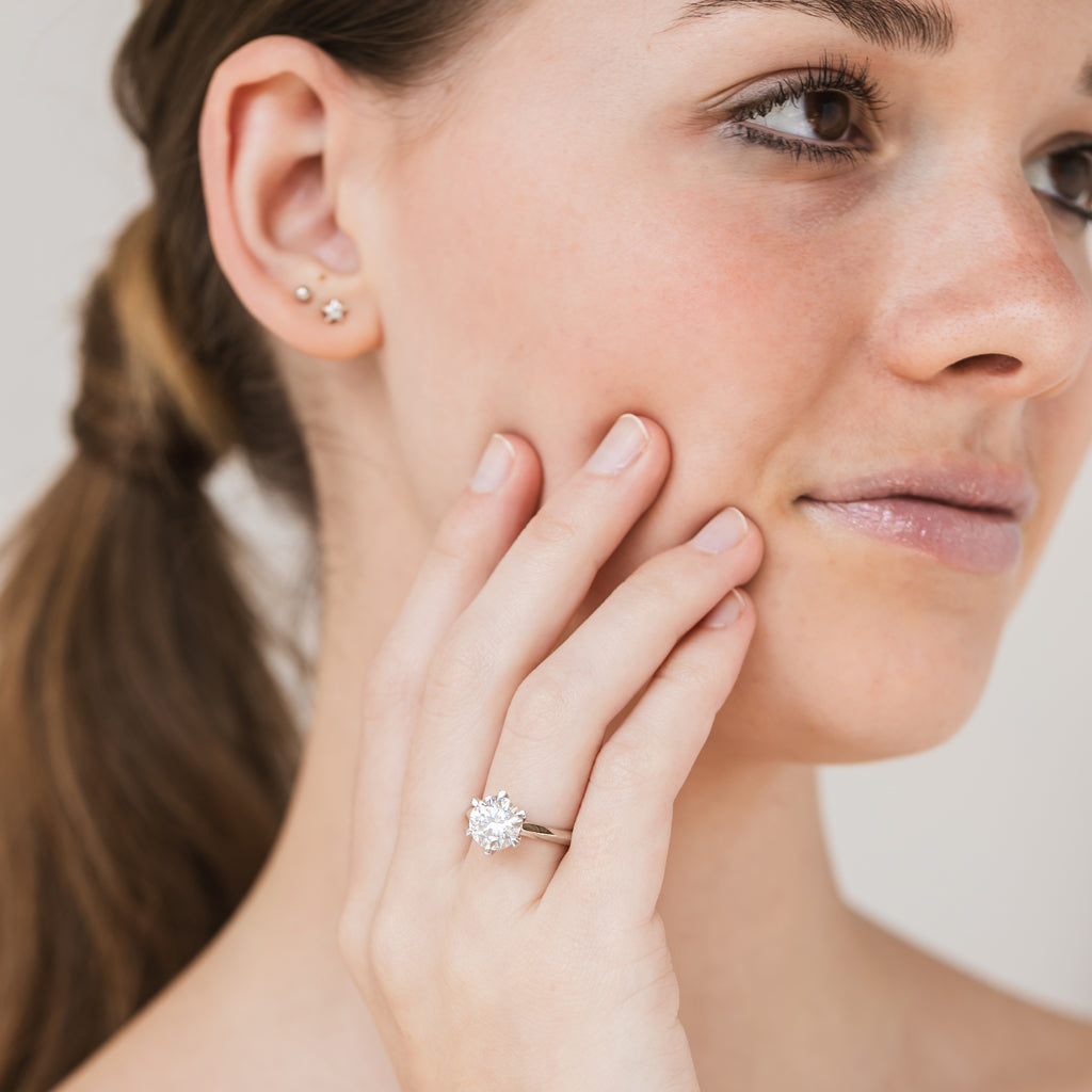 Luna Mia | Zilveren Ring met Diamant