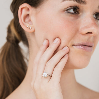 Luna Mia | Zilveren Ring met Diamant