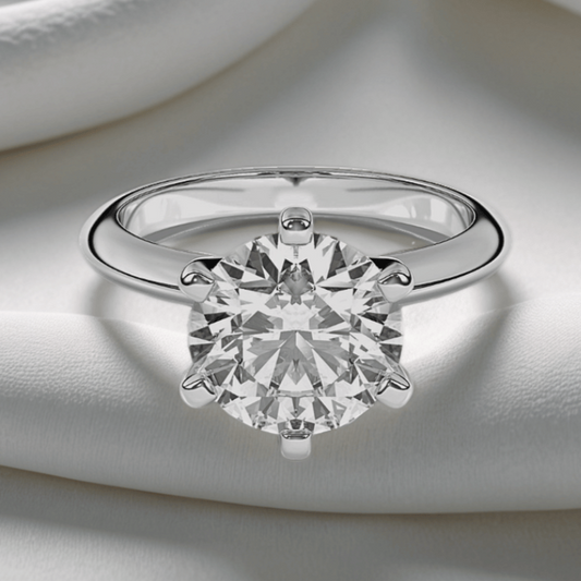 Luna Mia | Zilveren Ring met Diamant