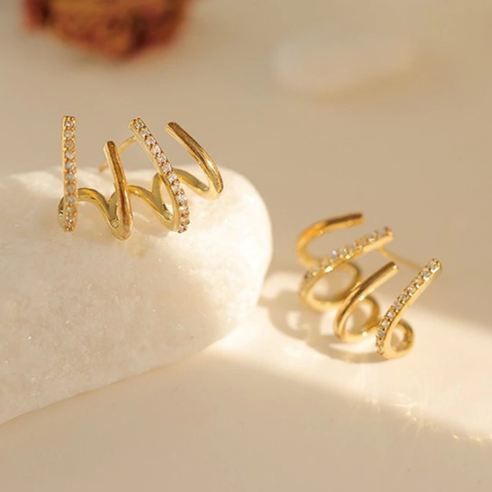 Elegante Gouden Oorbellen | 20% korting