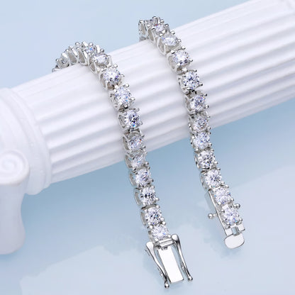 Luxe Moissanite Armband | Stapelkorting