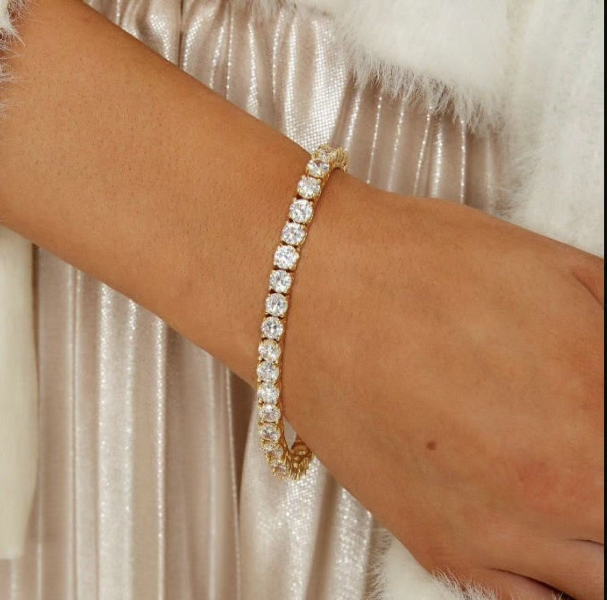 Luxe Moissanite Armband | Stapelkorting